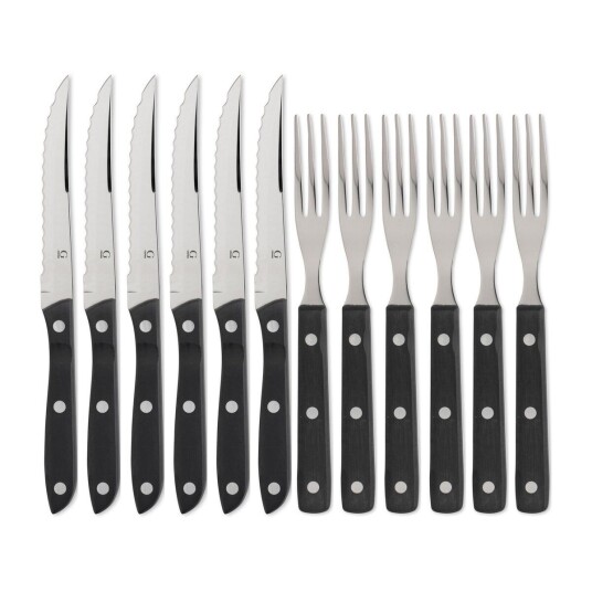 Gense Old Farmer black grillbestikk 12 deler 12 deler Gense Old Farmer black grillbestikk 12 deler 12 deler
