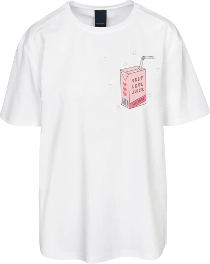 Luxzuz Self Love Juice T Shirt White S/M