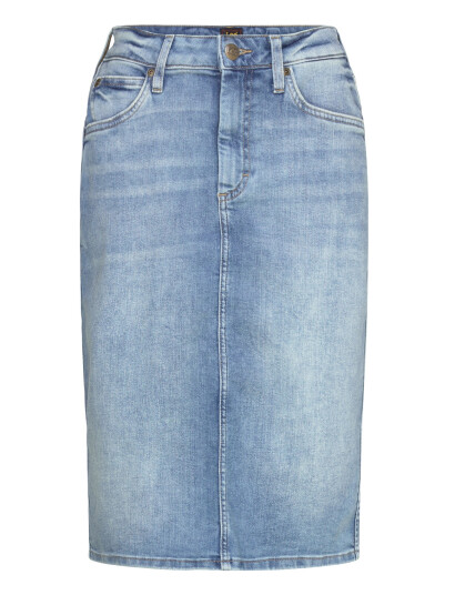 Lee Jeans Midi Skirt - Blue - 25 x 00