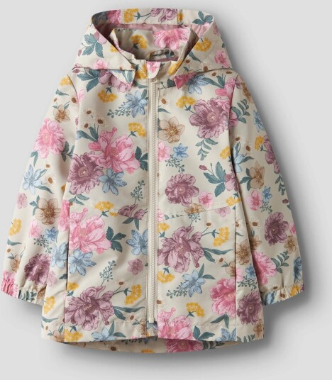 Name It Nmfmaxi Jacket Li Aop Noos Beige 110