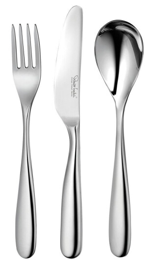Robert Welch Stanton Bright barnebestikk 3 deler Rustfritt stål