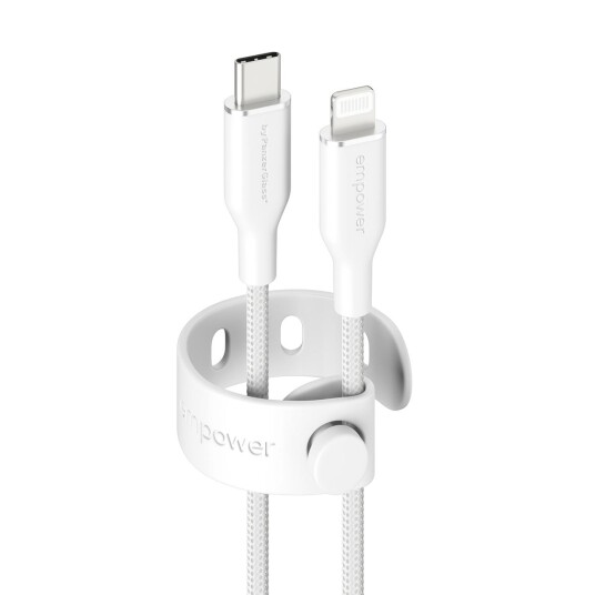 PanzerGlass Racing 60W USB-C til Lightning Kabel 1,2M Hvit PanzerGlass Racing 60W USB-C til Lightning Kabel 1,2M Hvit