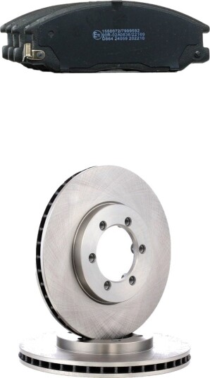 Bremseskiver og -klosser RIDEX 3405B3130