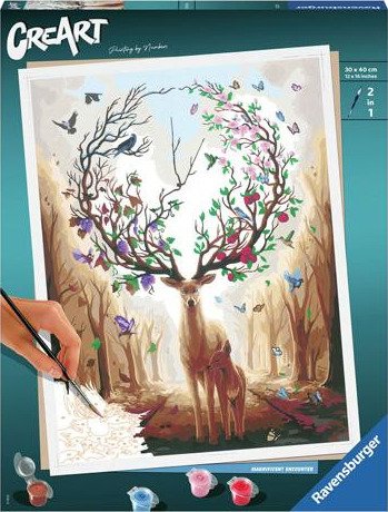 Ravensburger CreArt Mal etter nummer 12+ år Magnificent Encounter