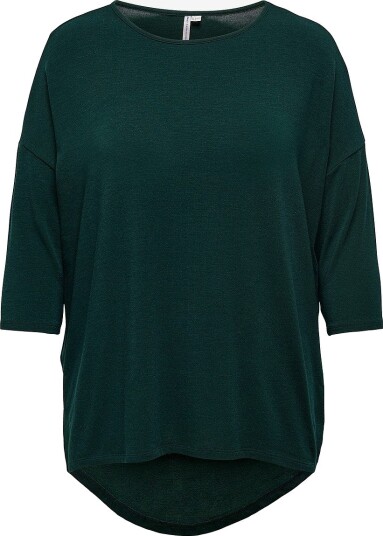 Only Carmakoma Topp carLamour 3/4 Top Grå