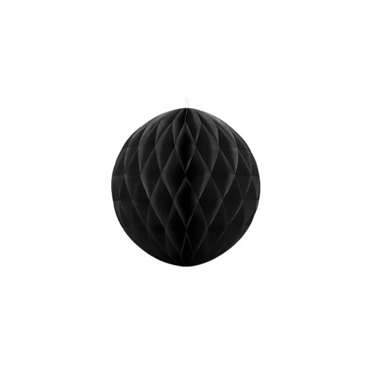 Svart Honeycomb Ball 10 cm