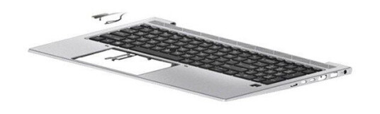 HP 850/EB 15 G7 - DE - BL - Brbart tastatur - til utskifting - Tysk - Gr