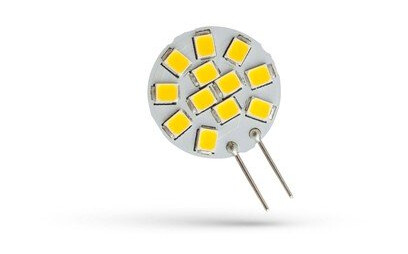 Spectrum 1,2W LED pære - 12V, 20mm, G4 - Dimbar : Ikke dimbar, Kulør : Varm