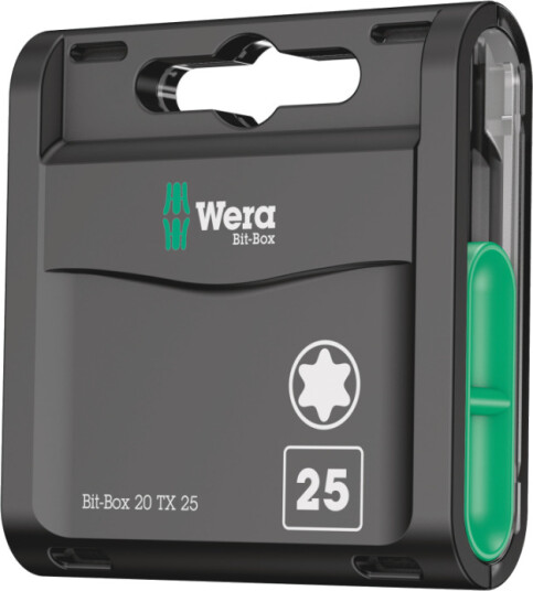 Wera Classic TX25 Torx Bits 20-Pack 25mm i Bit-Box til Elektroverktøy Wera Classic TX25 Torx Bits 20-Pack 25mm i Bit-Box til Elektroverktøy