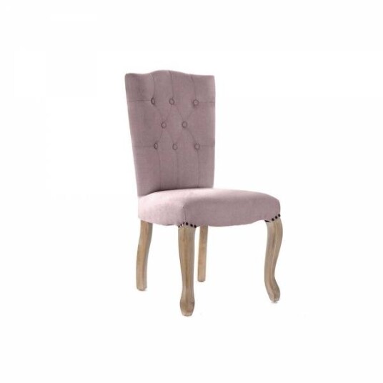Stol DKD Rosa Lin og gummitre