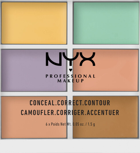 NYX Professional Makeup 3C Palette - Color Correcting Concealer NYX Professional Makeup 3C Palette - Color Correcting Concealer