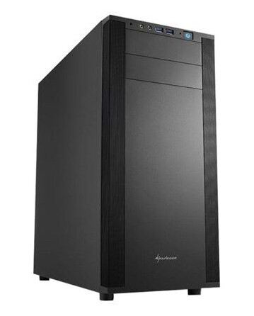 Sharkoon M25-V - Kabinett - Svart Sharkoon M25-V - Kabinett - Svart