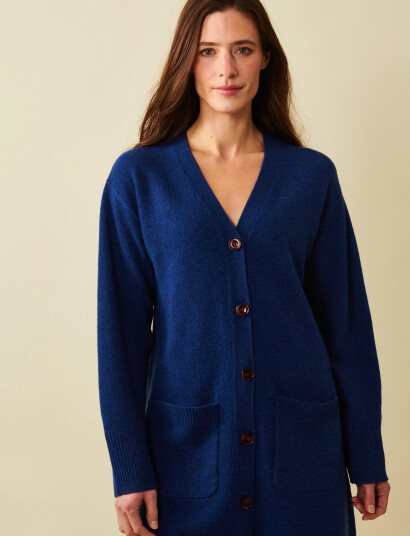 Jumperfabriken Asta Cardigan Navy S Jumperfabriken Asta Cardigan Navy S