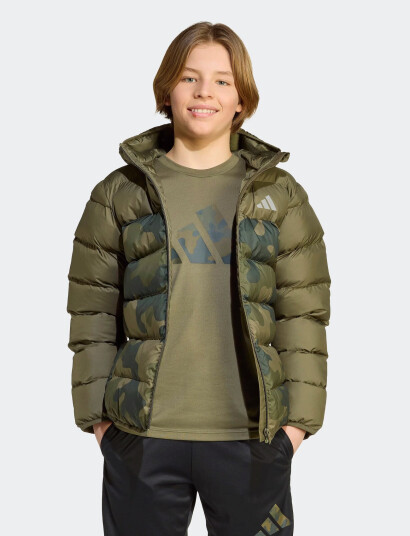 adidas Sportswear J Sd Aop Jkt Khaki green 176 adidas Sportswear J Sd Aop Jkt Khaki green 176