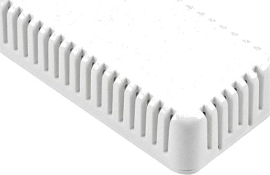 Hammond Electronics 1551V2wh Universal Kabinett 80 X 40 X 20 Abs Hvit 1 Stk.