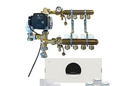Pettinaroli ALOM7025 04 Pro System 4 Zoner Kvikshunt Trådløst Styresystem Pro Led Hvid Komplet
