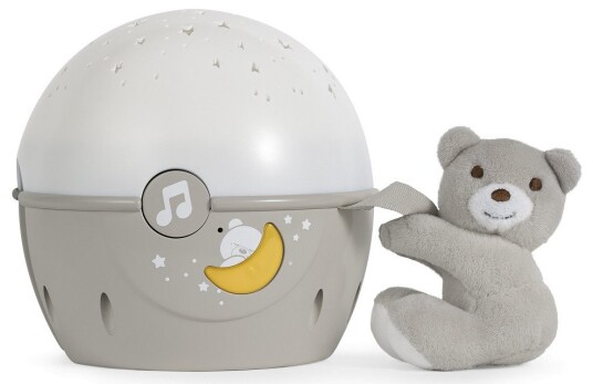 Chicco 000.76470.000.000 baby-nattlys Hengende stripe GrÃ¥ Hvit