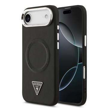 Guess iPhone Air Triangle Logo-deksel - MagSafe-kompatibel - Svart