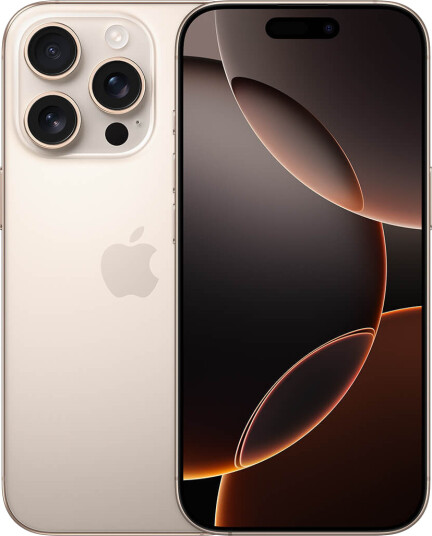Apple iPhone 16 Pro 128GB 5G OLED Mobiltelefon Ørken Titanium Apple iPhone 16 Pro 128GB 5G OLED Mobiltelefon Ørken Titanium