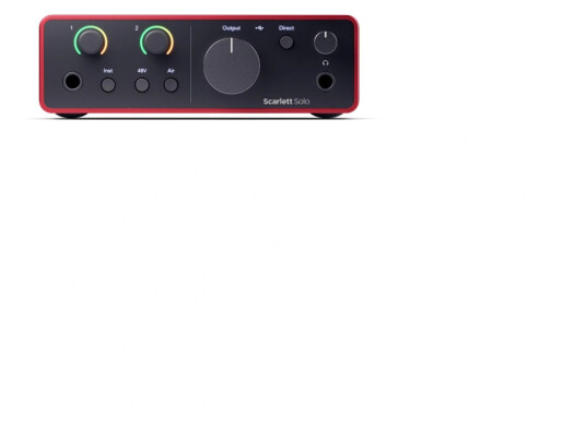 Focusrite Scarlett Solo 4. generasjons lydkort Focusrite Scarlett Solo 4. generasjons lydkort