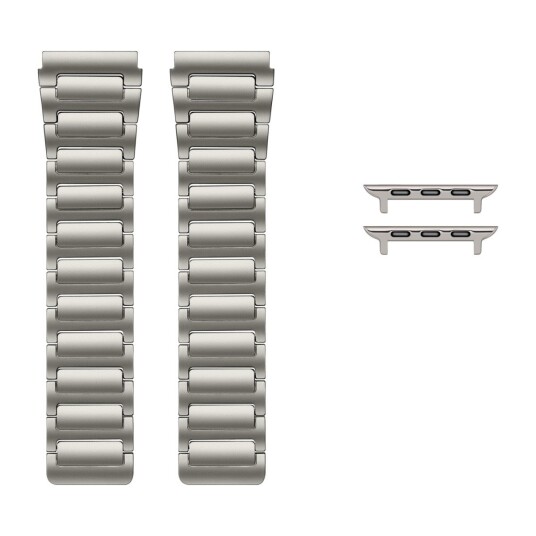 Triacle Natural magnetisk stållenke armbånd universal 22mm Titan