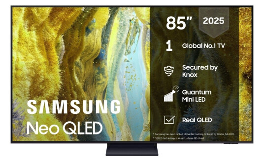 Samsung 85" QN74F Neo QLED 4K Edge Mini LED Smart TV (2025)