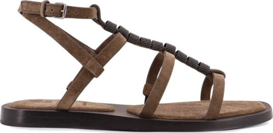 Brunello Cucinelli Dame Sko Brun 36 EU,