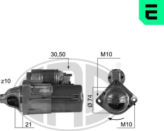 Starter ERA 220443A