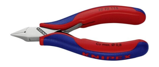 Knipex Elektronikk Sidekutter 115 mm med Flerkomponent-Grep