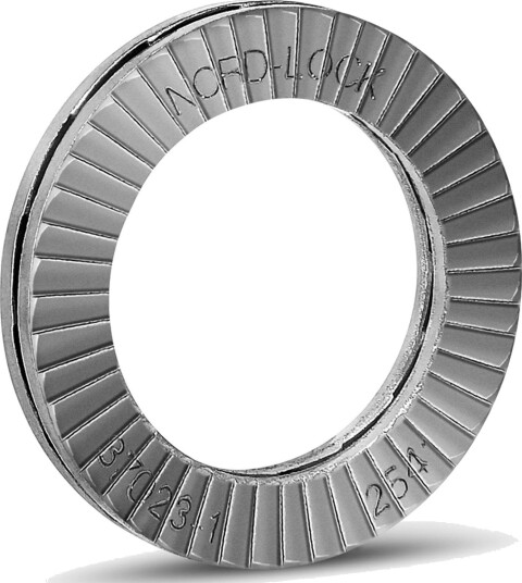 Nord-Lock 1177 Låseskive SYREFAST SMO254, DIN 25201 21,4 x 30,7 x 3 mm, 100-pakning, Innfesting