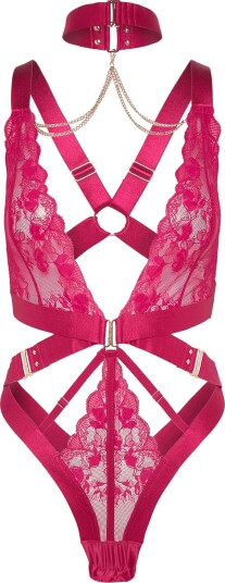 Hunkemöller Colette Hl String Body   CERISE   XL