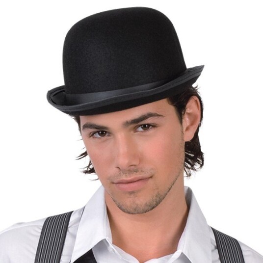 Boland Bowler Hat Black Felt Boland Bowler Hat Black Felt