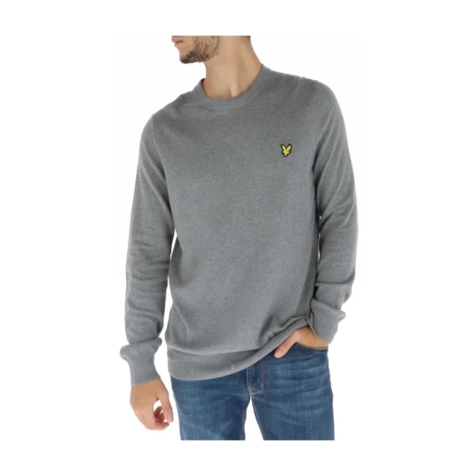 Lyle & Scott Herre Strikkevarer Grå L Lyle & Scott Herre Strikkevarer Grå L