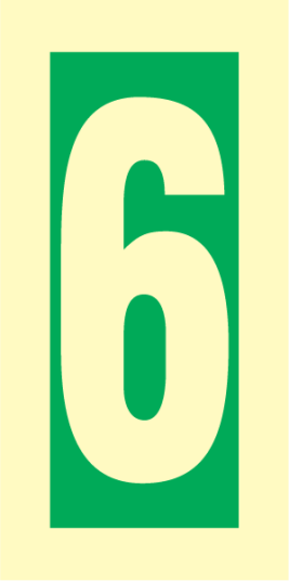 Jo Safety Nummer 6 IMO sign 100046 Jo Safety Nummer 6 IMO sign 100046