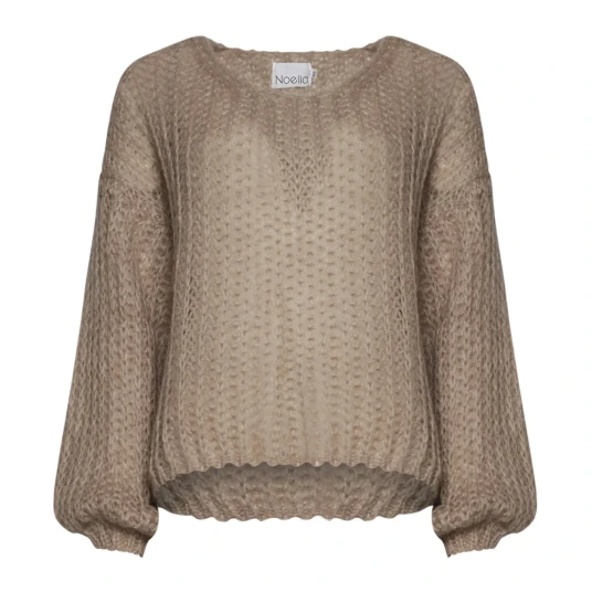 Noella Dame Strikkevarer Brun XS,