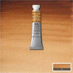 Winsor Newton Akvarell Pro 5 ml Burnt Umber 076