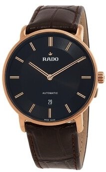Rado Herreklokke R14068176 DiaMaster Thinline Sort/Lær Ø40.3 mm Rado Herreklokke R14068176 DiaMaster Thinline Sort/Lær Ø40.3 mm