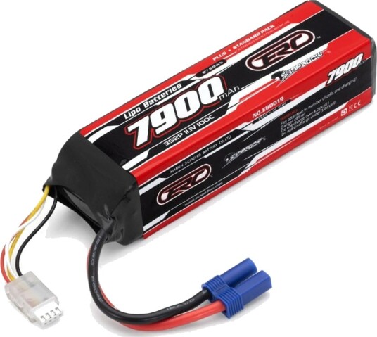 Sunpadow Li-Po Batteri 3S 11.1V 7900mAh 100C EC5 Kontakt