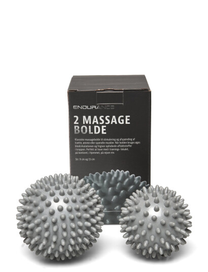 Endurance Hard Massage Ball 2 Pcs Silver ONE SIZE Endurance Hard Massage Ball 2 Pcs Silver ONE SIZE