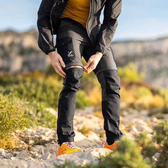 Revolutionrace Rambler Lightweight Pro Pants Herre Dusty Orange/Anthracite M Turbukse & Fritidsbukse