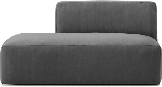 No Ga - Brick Left Open End Module Shadow Dark Grey 04 Sofaer Grå Ned/metall/tre/tekstilmateriale