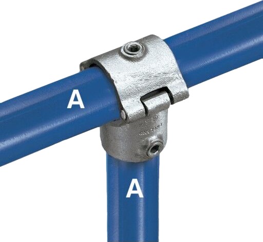5/4"" kort delt T-stykke KEE CLAMP