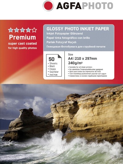 AgfaPhoto Fotopapir A4 Glossy 50 ark