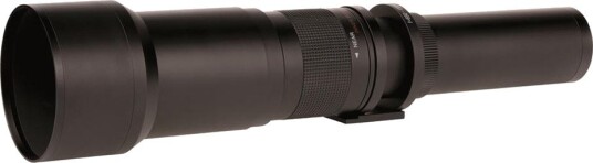 DÖRR telezoomobjektiv 650–1300 mm, T2-fatning, Ø105 mm – svart