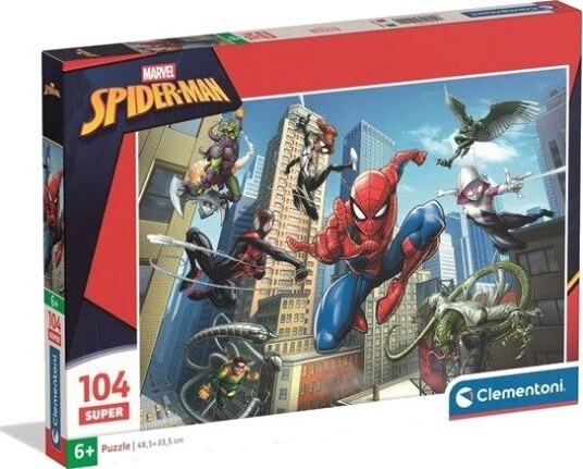 Clementoni Puzzle Super Spider-Man 104 pieces 2D Puslespill