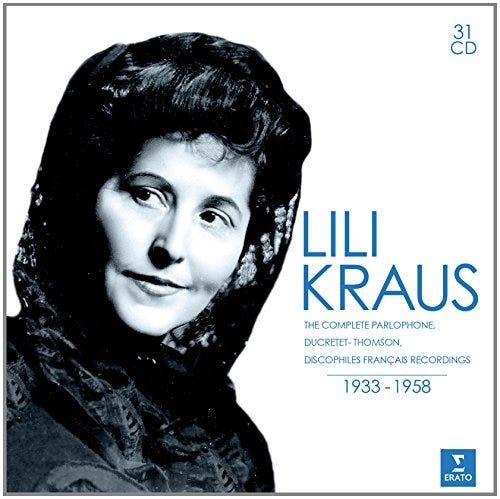 Joseph Haydn, Franz Schubert, Johannes Brahms, Wolfgang Amadeus Mozart, Ludwig van Beethoven, Béla Bartók, Lili Kraus Lili Kraus Complete Parlophone, DucretetThomson & Discophiles Français Recordings 19331958 CD