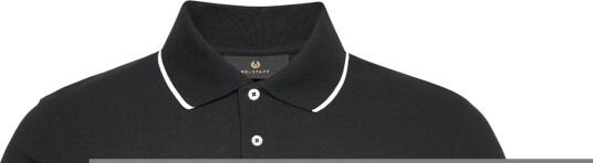 Belstaff Tipped Polo Black Black L