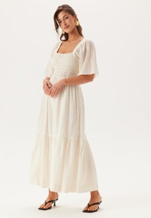 SELECTED FEMME Slfdora Ss Aop Ankle Dress Birch Aop:aop 34 SELECTED FEMME Slfdora Ss Aop Ankle Dress Birch Aop:aop 34