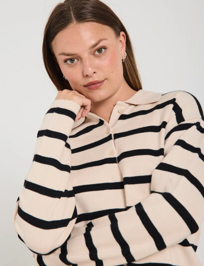 FREE/QUENT Fqclaura-Pullover - Cream - XL