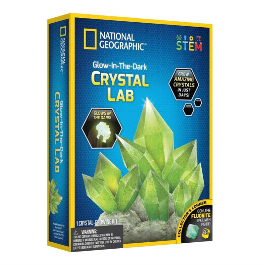 National Geographic Krystalldyrkning Glow-in-the-dark Grønn